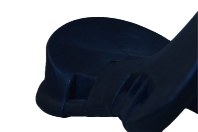 Dettaglio componente plastico rotostampato